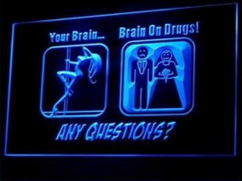 Your Brain on Drug LED Neon Sign